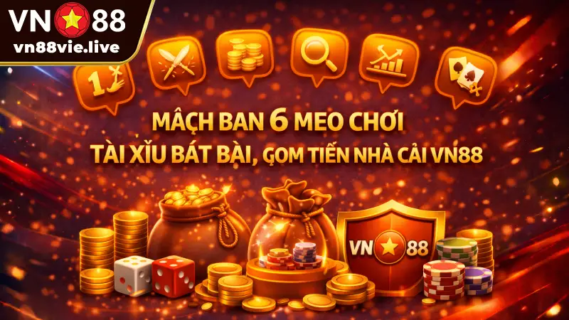 6 Mẹo chơi Tài Xỉu bất bại, gom tiền nhà cái VN88