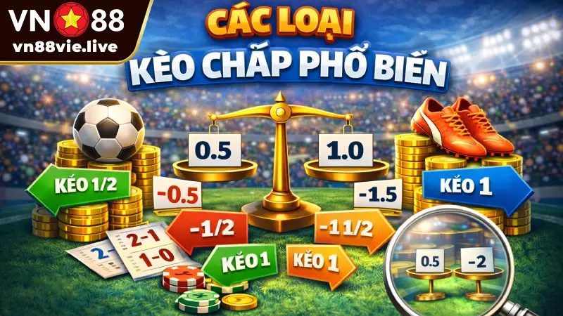 Các Loại Kèo Chấp Phổ Biến
