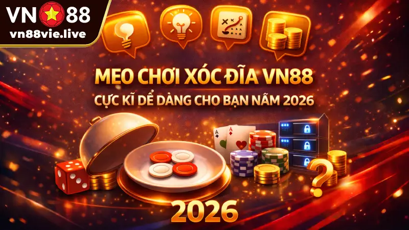 Mẹo chơi xóc đĩa VN88 cực kì dễ dàng cho bạn năm 2026