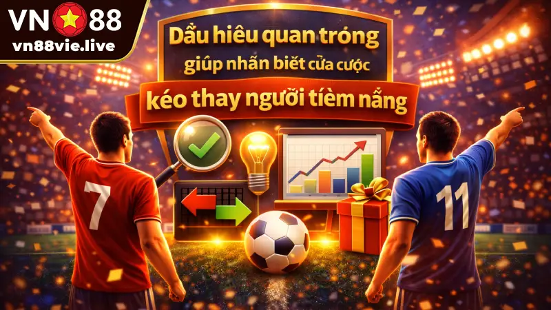 5 Dấu Hiệu Vàng Giúp Bạn Nhận Biết Kèo Thay Người Tiềm Năng tại VN88
