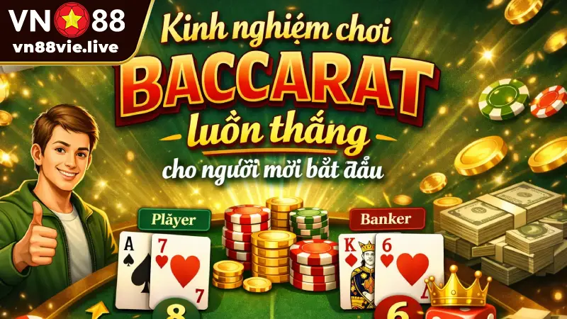 Kinh nghiệm chơi Baccarat luôn thắng cho người mới bắt đầu
