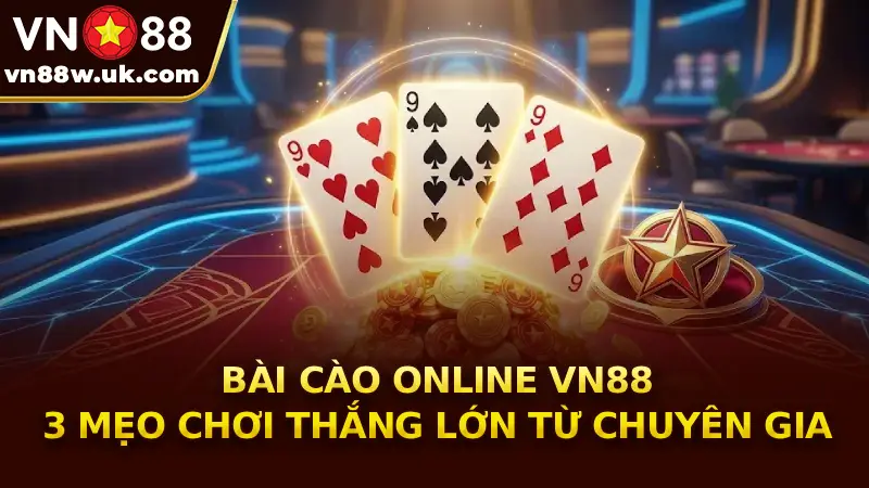 Bài Cào Online VN88 | 3 Mẹo Chơi Thắng Lớn Từ Chuyên Gia