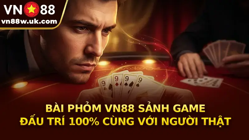 Bài phỏm VN88 - Sảnh Game Đấu trí 100% cùng với người thật
