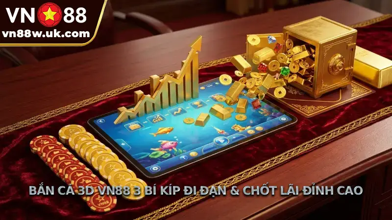 Bắn Cá 3D VN88 3 Bí Kíp Đi Đạn & Chốt Lãi Đỉnh Cao