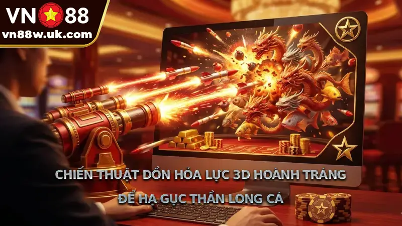 Chiến thuật dồn hỏa lực 3D hoành tráng để hạ gục Thần Long Cá