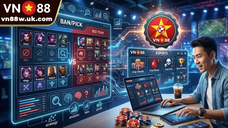 Cá Cược LoL VN88 - Giải Mã Ban/Pick & Chiến Thuật Cược