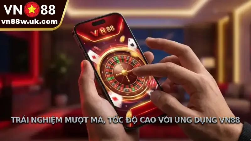 Trải nghiệm mượt mà, tốc độ cao với ứng dụng VN88