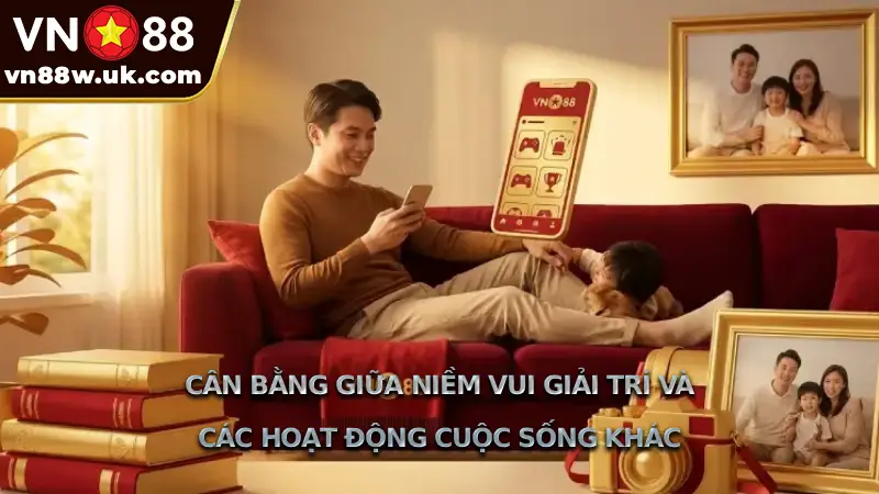 Cân bằng giữa niềm vui giải trí và các hoạt động cuộc sống khác