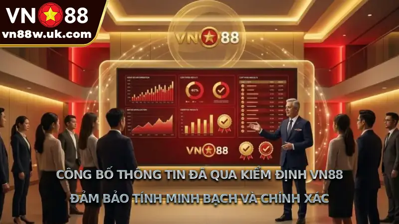 Công bố thông tin đã qua kiểm định VN88, đảm bảo tính minh bạch và chính xác