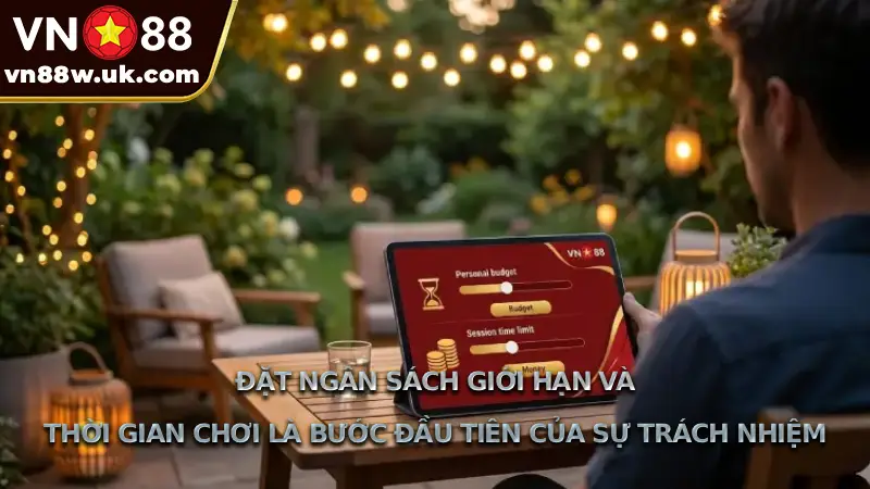 Đặt ngân sách giới hạn và thời gian chơi là bước đầu tiên của sự trách nhiệm