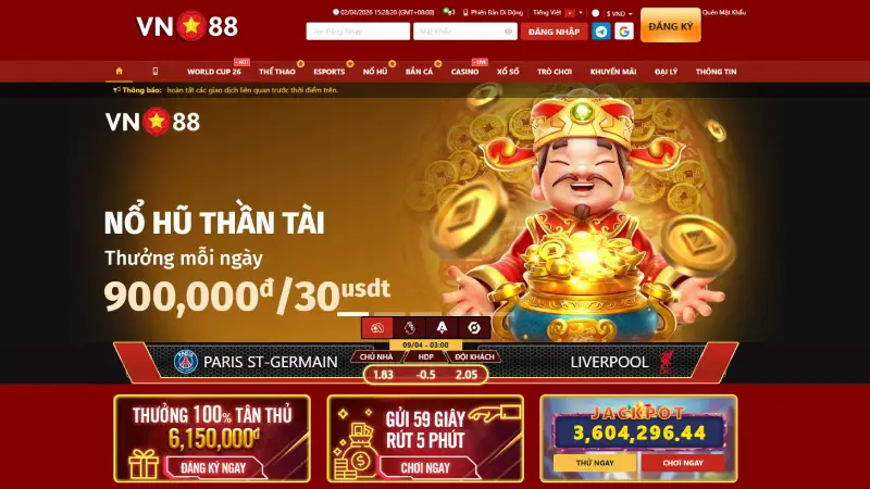 Link Vào VN88 Cập Nhật Hôm Nay [2026] Tốc Độ Cao, Không Bị Chặn