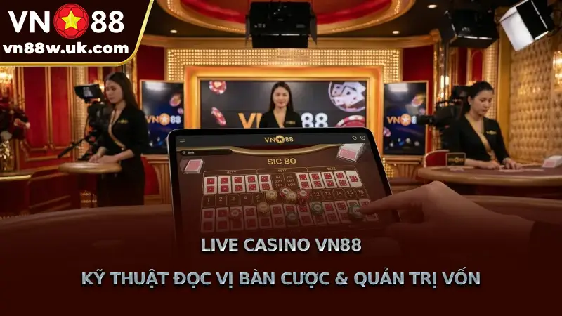 Live Casino VN88 Kỹ Thuật Đọc Vị Bàn Cược & Quản Trị Vốn