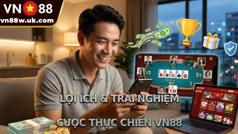 Lợi ích & Trải nghiệm cược thực chiến VN88
