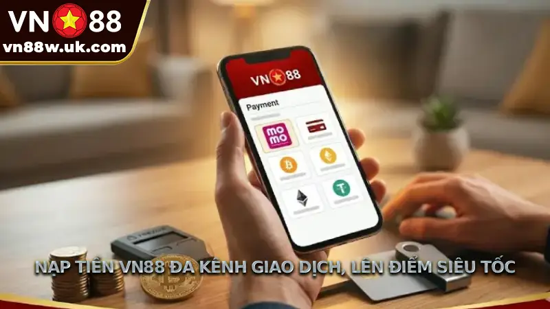 Nạp Tiền VN88 Đa Kênh Giao Dịch, Lên Điểm Siêu Tốc