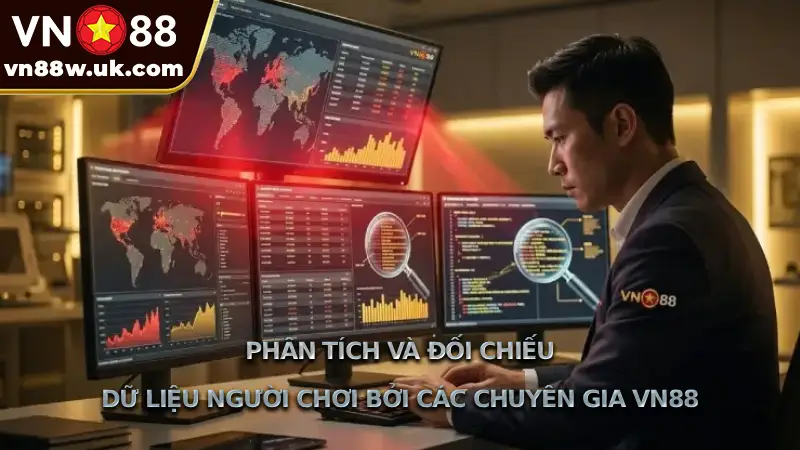 Phân tích và đối chiếu dữ liệu người chơi bởi các chuyên gia VN88