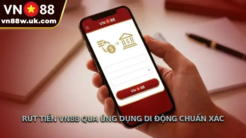 Rút tiền VN88 qua ứng dụng di động chuẩn xác