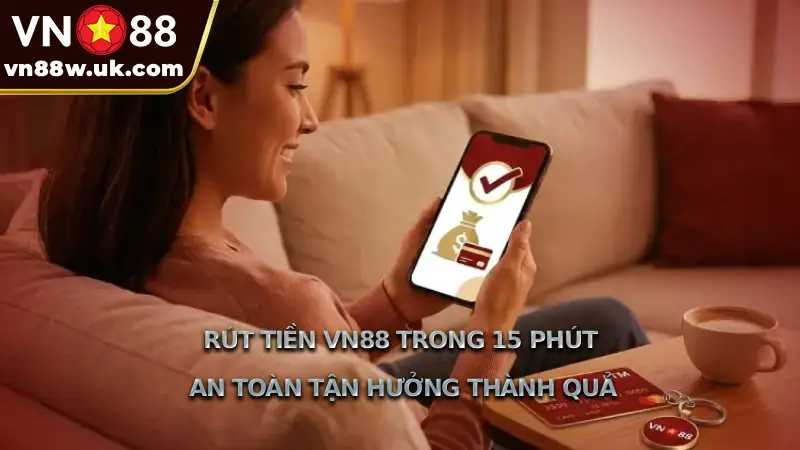 Rút tiền VN88 trong 15 phút, an toàn tận hưởng thành quả