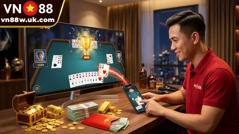 Tú Lơ Khơ Online VN88 - Mẹo Ép Bài & Chiến Thuật Chốt Lãi