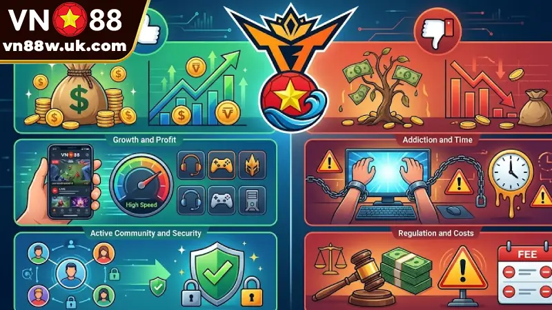 Ưu, Nhược Điểm Khi Cá Cược Tfgaming Esports Ở VN88